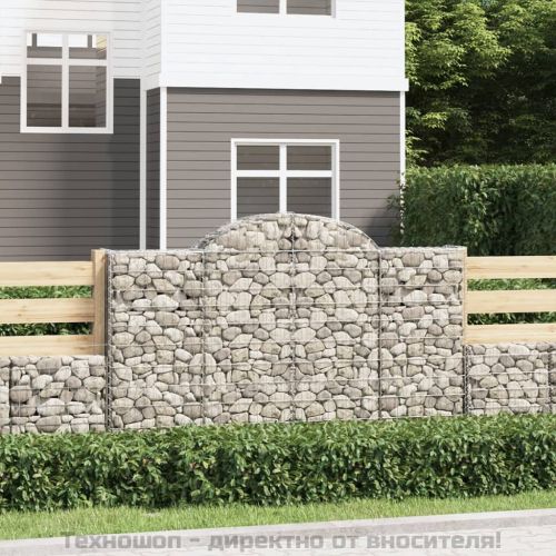 Габионни кошници арка 5 бр 200x30x120/140см поцинковано желязо