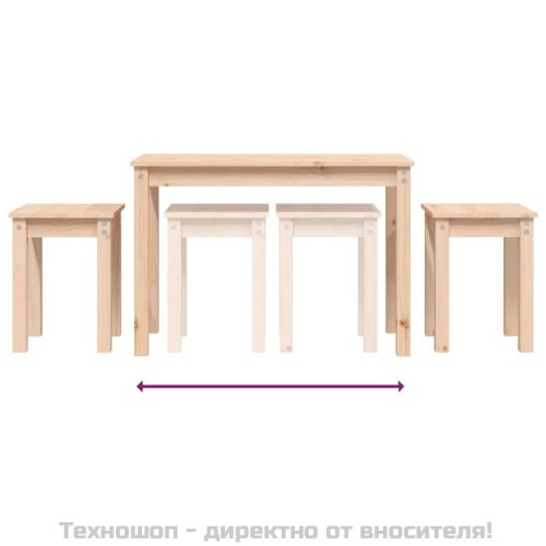 Стифиращи маси, 3 бр, бор масив