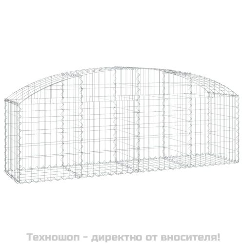 Дъговидна габионна кошница 200x50x60/80 см поцинковано желязо
