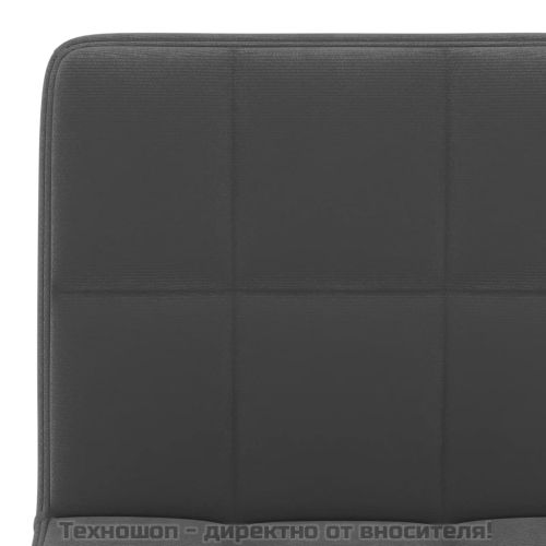 Бар табуретки, 2 бр, черни, кадифе