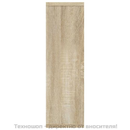 Стенен рафт, дъб сонома, 85x16x52,5 см, инженерно дърво
