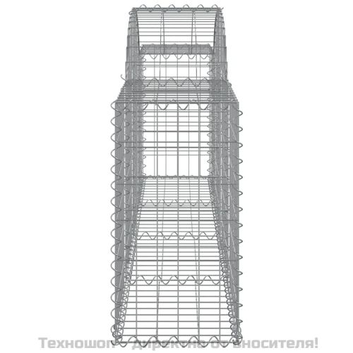 Габионни кошници арка 8 бр 200x30x60/80 см поцинковано желязо