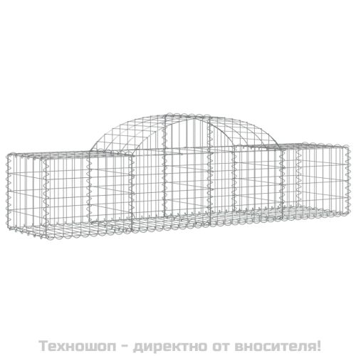 Габионни кошници арка 9 бр 200x50x40/60 см поцинковано желязо