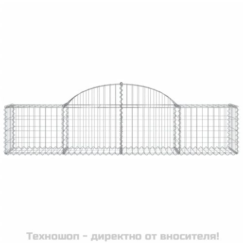 Габионни кошници арка 9 бр 200x50x40/60 см поцинковано желязо