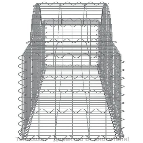 Габионни кошници арка 9 бр 200x50x40/60 см поцинковано желязо