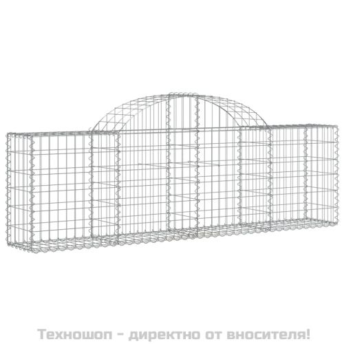 Габионни кошници арка 15 бр 200x30x60/80 см поцинковано желязо