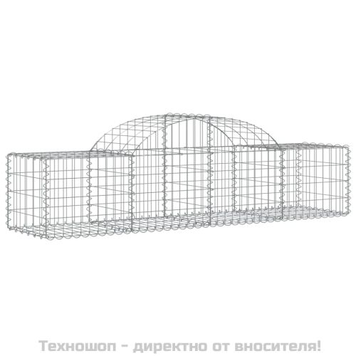 Габионни кошници арка 11 бр 200x50x40/60 см поцинковано желязо