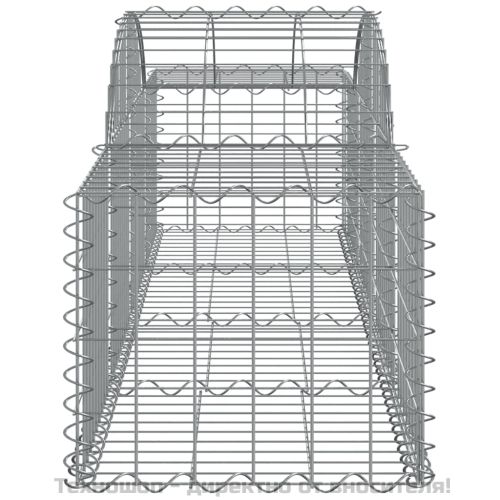 Габионни кошници арка 11 бр 200x50x40/60 см поцинковано желязо