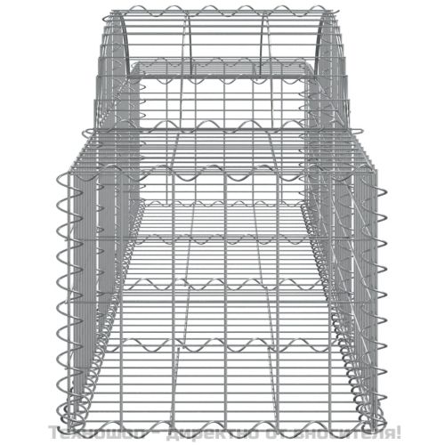 Габионни кошници арка 14 бр 200x50x40/60 см поцинковано желязо