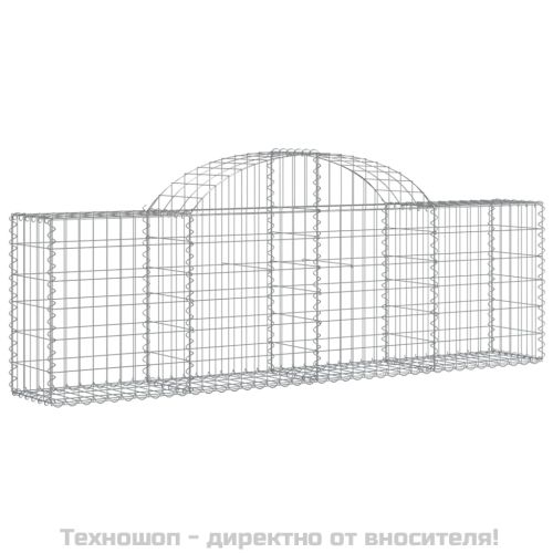 Габионни кошници арка 14 бр 200x30x60/80 см поцинковано желязо