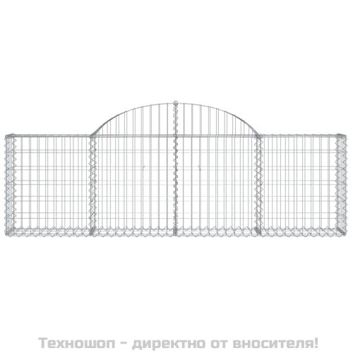 Габионни кошници арка 14 бр 200x30x60/80 см поцинковано желязо