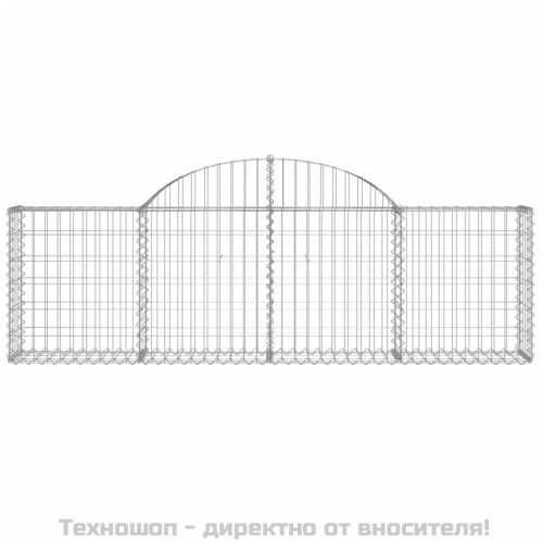 Габионни кошници арка 13 бр 200x30x60/80 см поцинковано желязо
