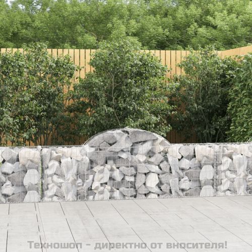 Габионни кошници арка 18 бр 200x30x60/80 см поцинковано желязо