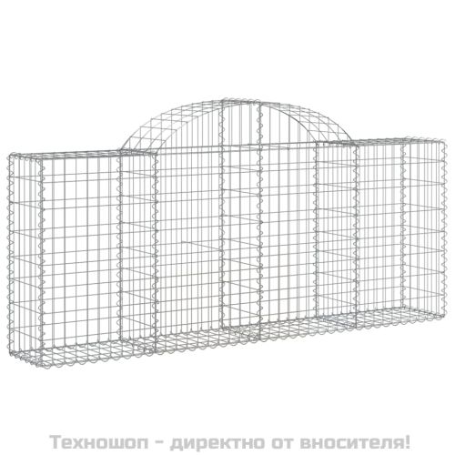 Габионни кошници арка 18 бр 200x30x80/100 см поцинковано желязо
