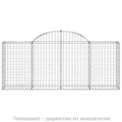 Габионни кошници арка 18 бр 200x30x80/100 см поцинковано желязо
