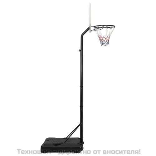 Баскетболна стойка, бяла, 282-352 см, полиетилен