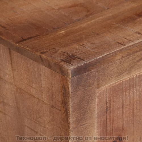 ТВ шкаф, 110x30x45 см, грубо мангово дърво