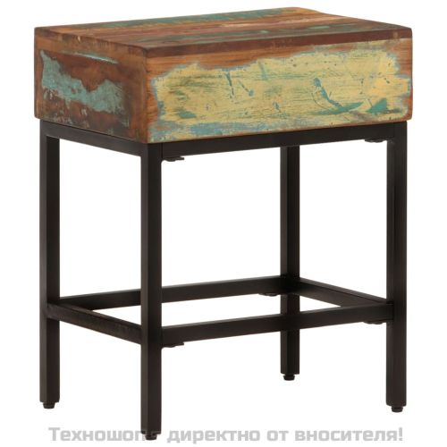 Помощна маса, 40x30x51 см, регенерирано дърво масив