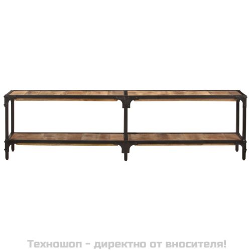 ТВ шкаф, 150x30x41 см, масивно мангово дърво