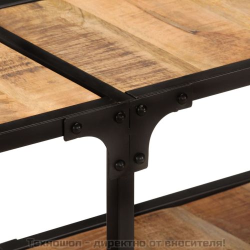 ТВ шкаф, 150x30x41 см, масивно мангово дърво