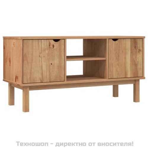 ТВ шкаф OTTA, 113,5x43x57 см, борово дърво масив