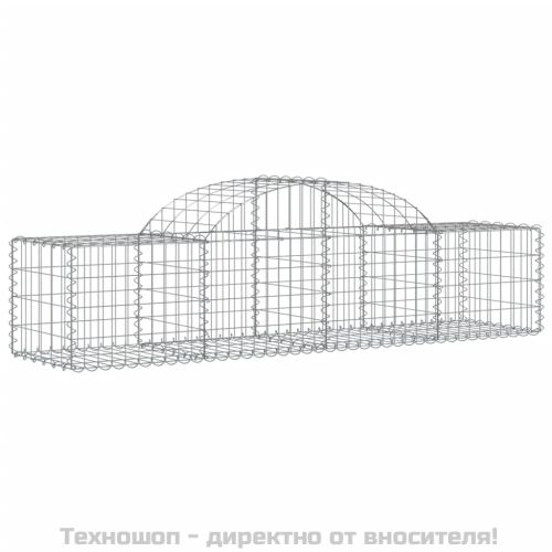 Габионни кошници арка 18 бр 200x50x40/60 см поцинковано желязо