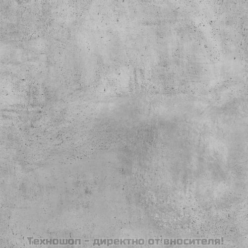 Нощнo шкафче с крака от дърво масив, бетонно сиво, 40x35x69 см