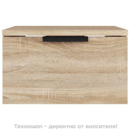 Нощно шкафче за стенен монтаж, сонома дъб, 34x30x20 см