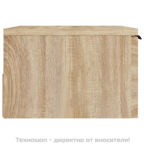 Нощно шкафче за стенен монтаж, сонома дъб, 34x30x20 см