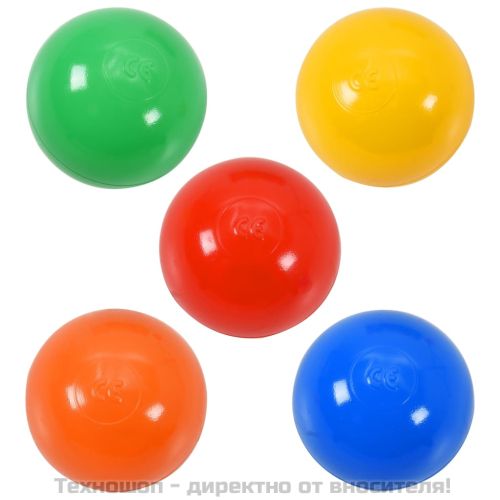 Детска палатка за игра с 250 топки розова 69x94x104 см