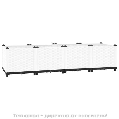 Повдигната леха, 160x40x38 см, полипропилен