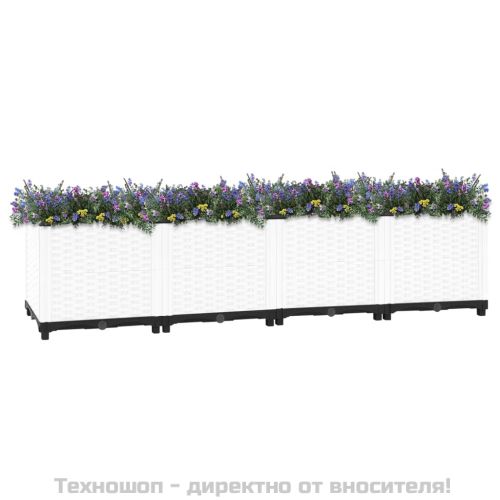 Повдигната леха, 160x40x38 см, полипропилен