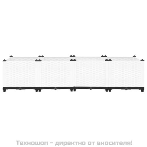 Повдигната леха, 160x40x38 см, полипропилен