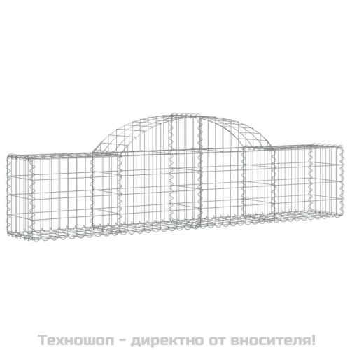 Габионни кошници арка 5 бр 200x30x40/60 см поцинковано желязо