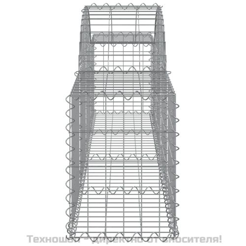 Габионни кошници арка 5 бр 200x30x40/60 см поцинковано желязо