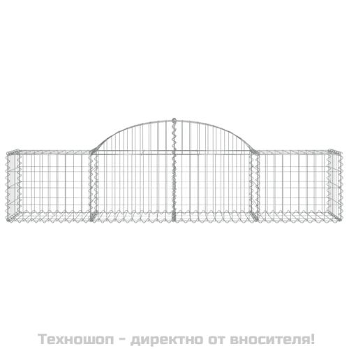 Габионни кошници арка 25 бр 200x50x40/60 см поцинковано желязо