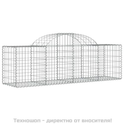 Дъговидна габионна кошница 200x50x60/80 см поцинковано желязо