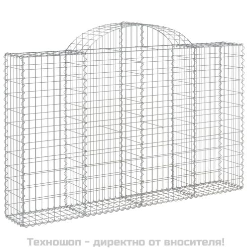 Габионни кошници арка 15 бр 200x30x120/140см поцинковано желязо