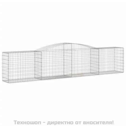Габионни кошници арка 9 бр 400x50x80/100 см поцинковано желязо
