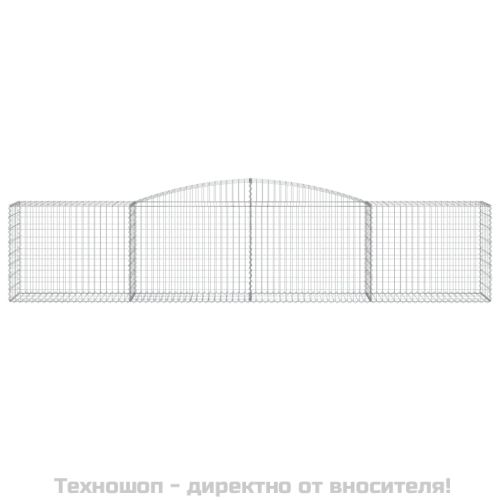 Габионни кошници арка 9 бр 400x50x80/100 см поцинковано желязо