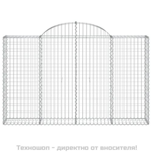 Габионни кошници арка 14 бр 200x30x120/140см поцинковано желязо