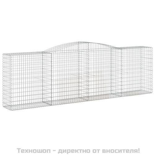 Габионни кошници арка 7 бр 400x50x120/140 см поцинковано желязо