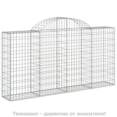 Габионни кошници арка 10 бр 200x30x100/120см поцинковано желязо