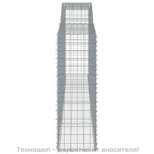 Габионни кошници арка 2 бр 400x50x140/160 см поцинковано желязо
