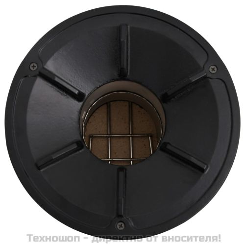 Къмпинг печка на дърва, сребриста, 45x25x26 см стомана