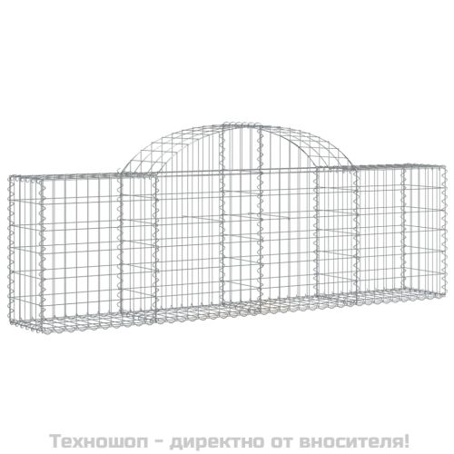 Габионни кошници арка 10 бр 200x30x60/80 см поцинковано желязо