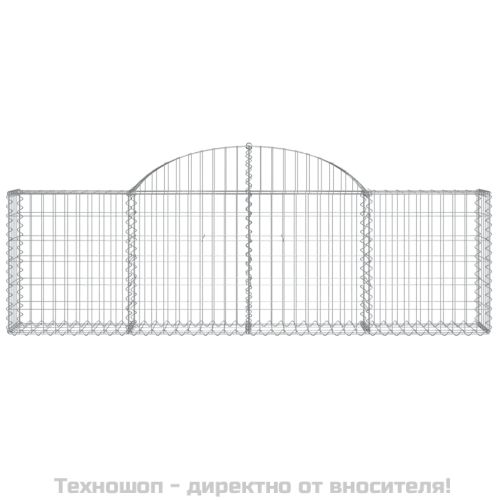 Габионни кошници арка 10 бр 200x30x60/80 см поцинковано желязо