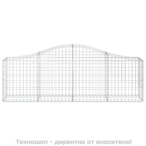 Габионни кошници арка 7 бр 200x30x60/80 см поцинковано желязо