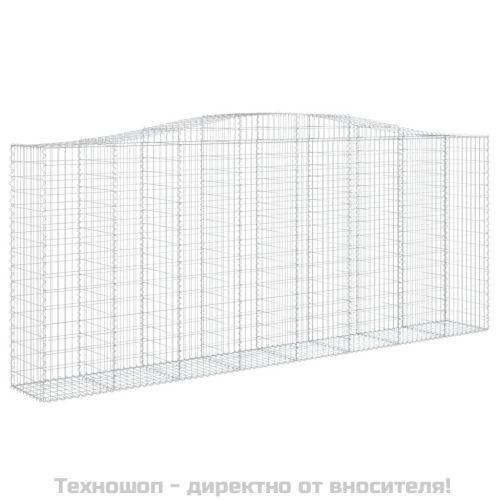 Габионни кошници арка 6 бр 400x50x160/180 см поцинковано желязо