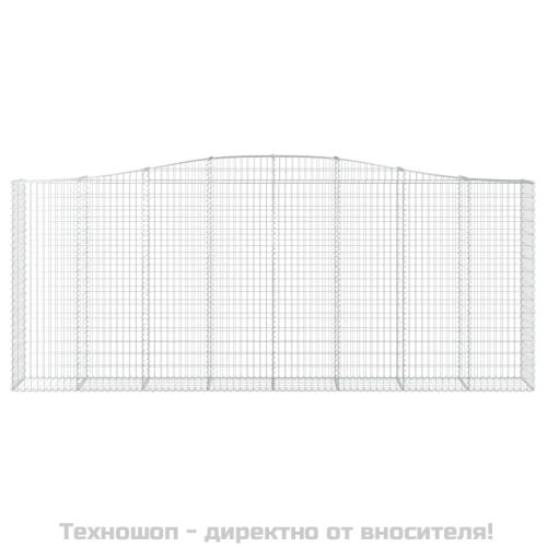 Габионни кошници арка 6 бр 400x50x160/180 см поцинковано желязо